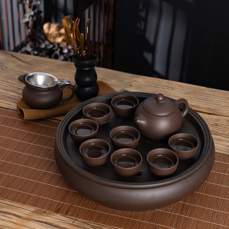 紫砂功夫茶具套装家用客s厅小套简约潮汕陶瓷茶盘茶壶茶杯泡茶套,餐饮具,功夫茶具,淘宝优惠券,粉丝福利购,淘宝优惠卷