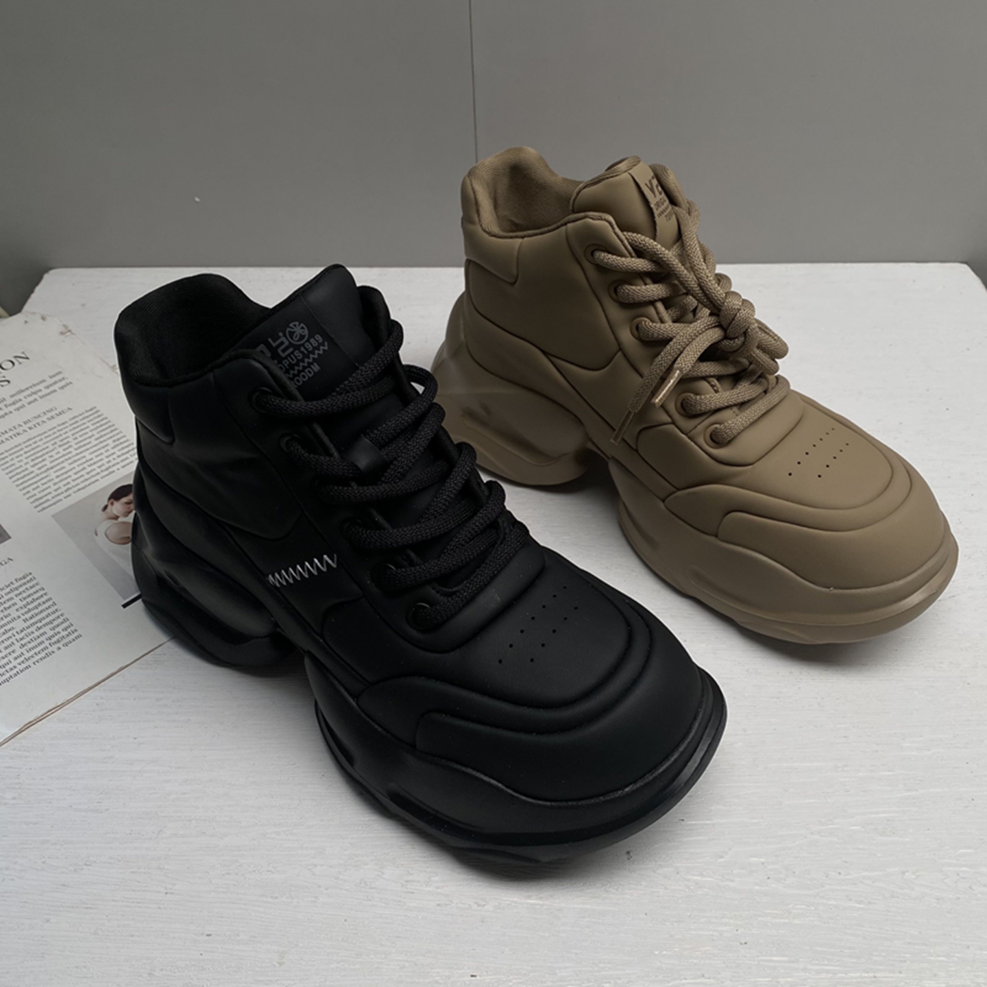 撤柜处理折扣外贸女鞋2025冬新款松糕底百搭厚底运动休闲女单鞋