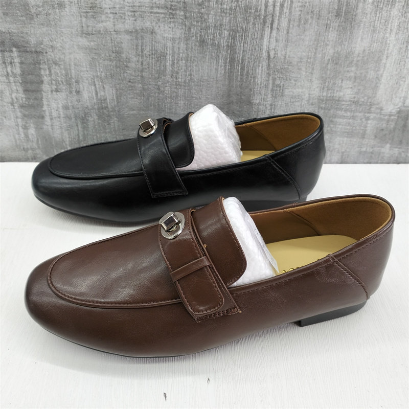 撤柜处理折扣品牌女鞋2026春新款英伦小皮鞋百搭平底一脚蹬女单鞋,女鞋,深口单鞋,淘宝优惠券,粉丝福利购,淘宝优惠卷