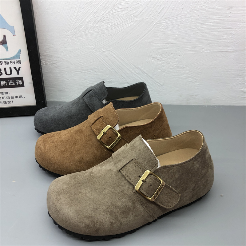 撤柜处理折扣品牌女鞋2025春新款内增高时尚勃肯鞋舒适休闲女单鞋