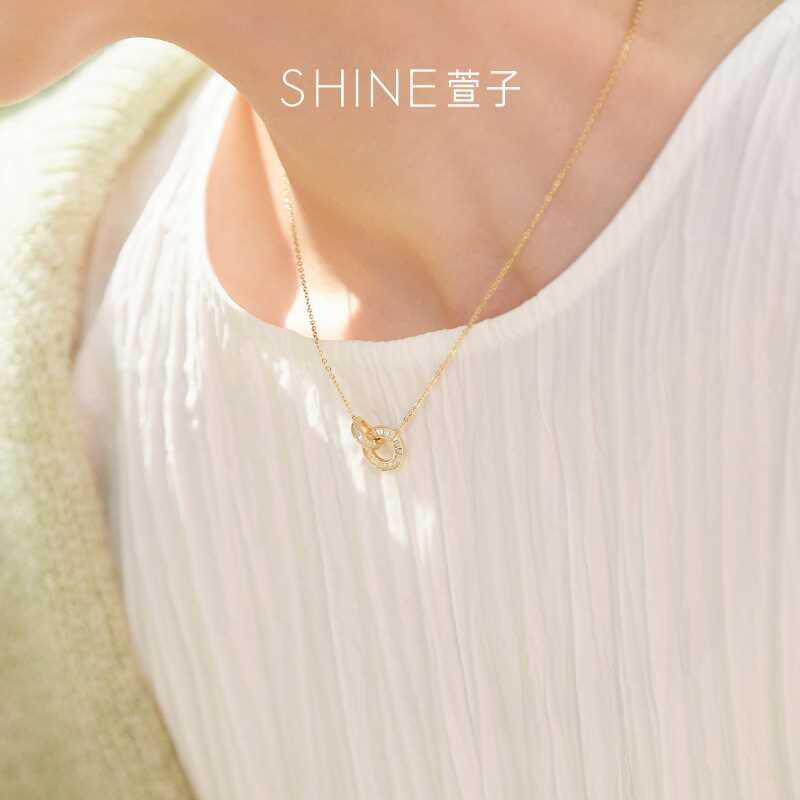 shine萱子饰品项链配饰女新款爆款女款饰品轻奢小众首饰锁骨链
