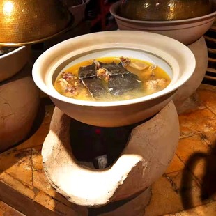 手工泥炉小土灶炖鸡柴火炉砂锅泥土灶农家乐煨P鸡汤土炉子炭炉火