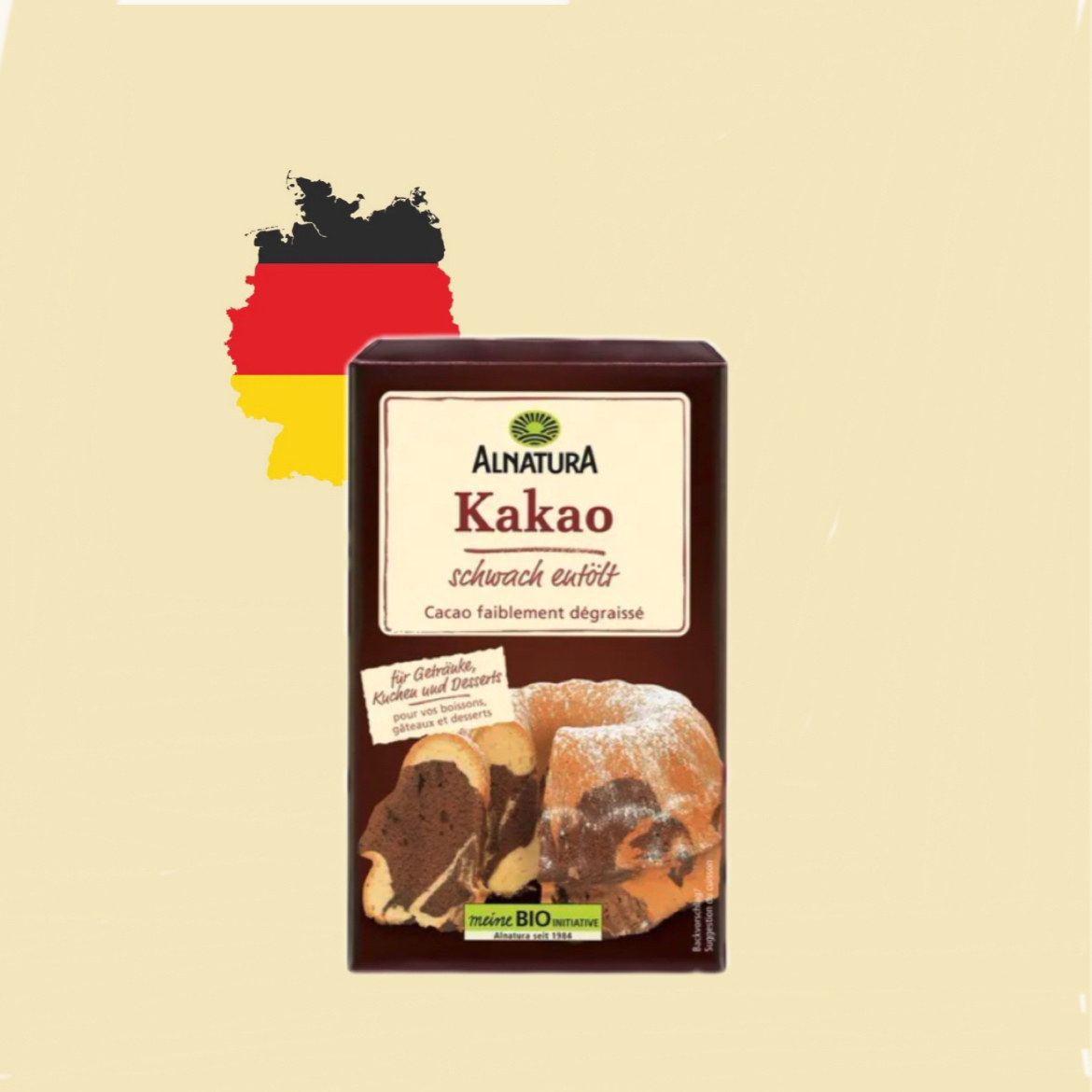 德国代购【全场满300包邮】alnatura安娜图拉有机可可粉125g