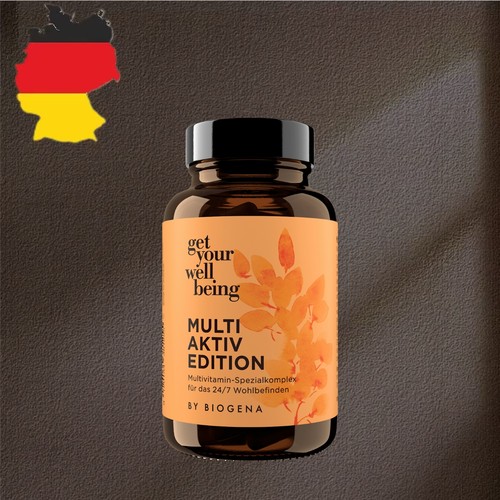 德国代购【满300包邮】 Biogena活力抵抗力复合维生素胶囊60粒59g