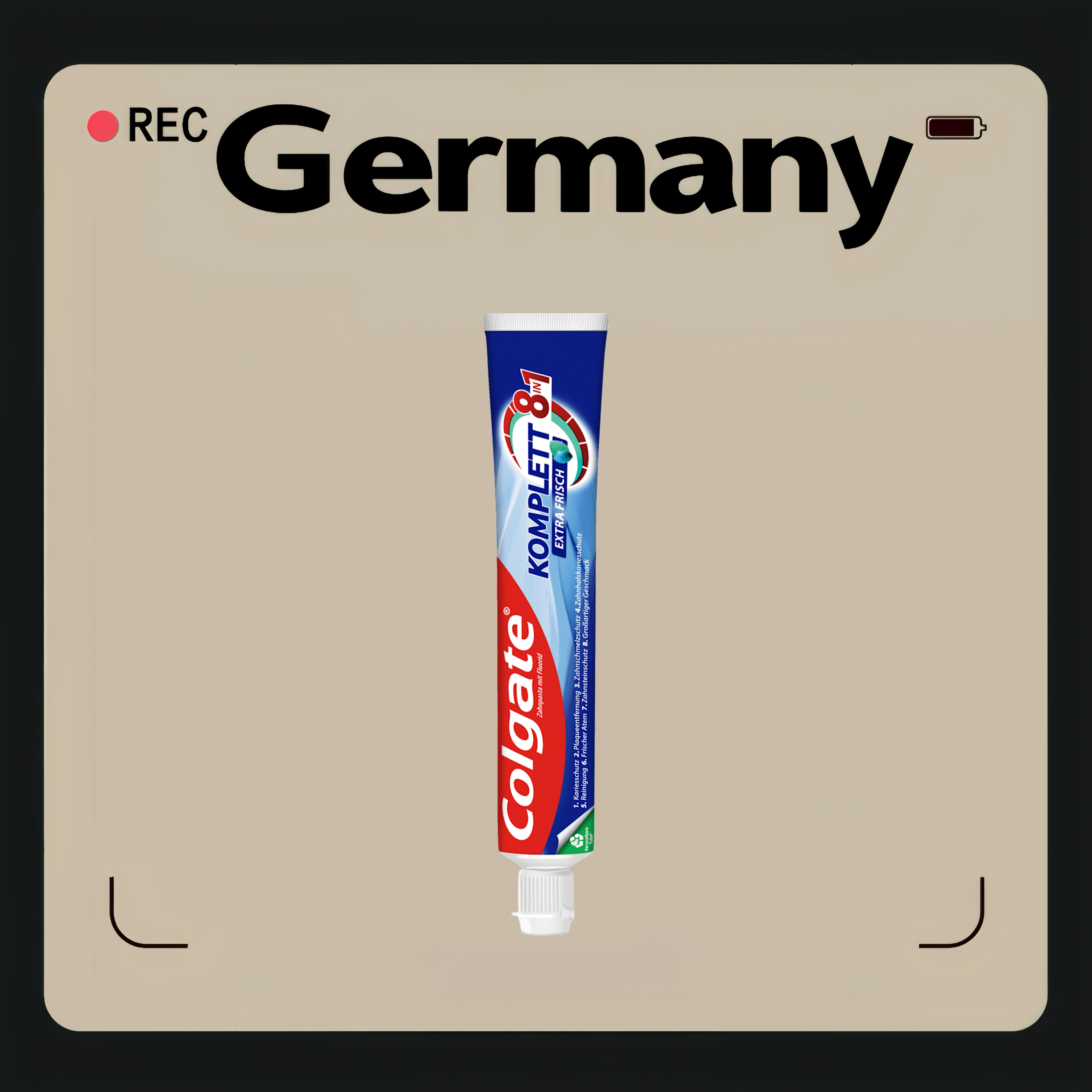 德国代购【全场满300包邮】Colgate全效清爽牙膏75ml