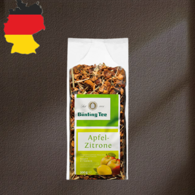 德国代购【全场满300包邮】Bunting Tee苹果柠檬茶200g