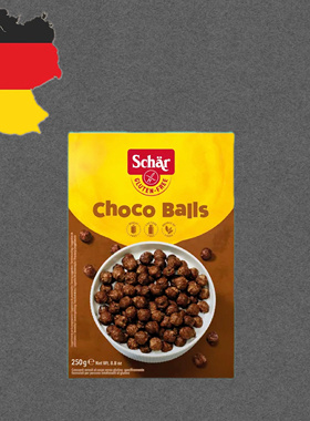 德国代购【全场满300包邮】Schar无麸质巧克力早餐燕麦球250g