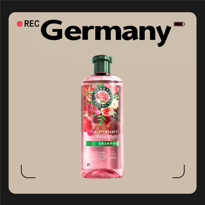 德国代购【300包邮】Herbal Essences草药精华玫瑰香洗发水350ml