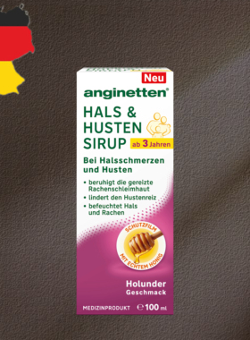 德国代购【全场满300包邮】anginetten接骨木糖浆100ml