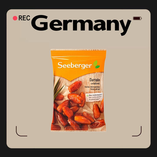 德国代购【全场满300包邮】Seeberger无核椰枣125g