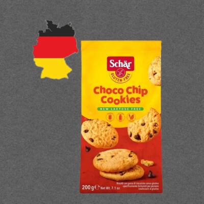 德国代购【全场满300包邮】schar无麸质巧克力豆曲奇饼干200g
