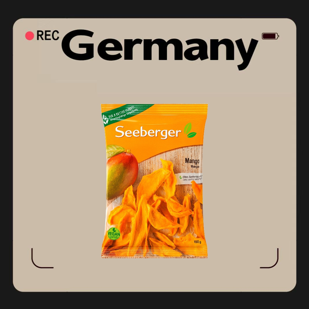 德国代购【全场满300包邮】Seeberger芒果干100g