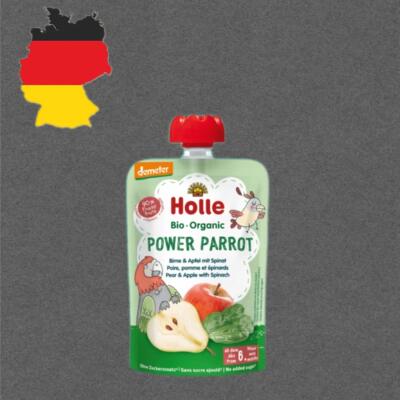 德国代购【全场300包邮】holle有机demeter6个月+梨苹果菠菜果泥