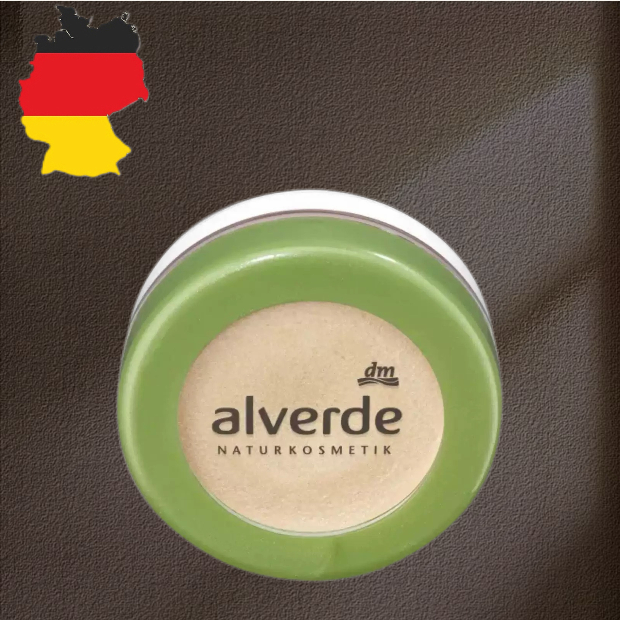 德国代购【满300包邮】alverde艾薇德40号金色高光眼影二合一5ml