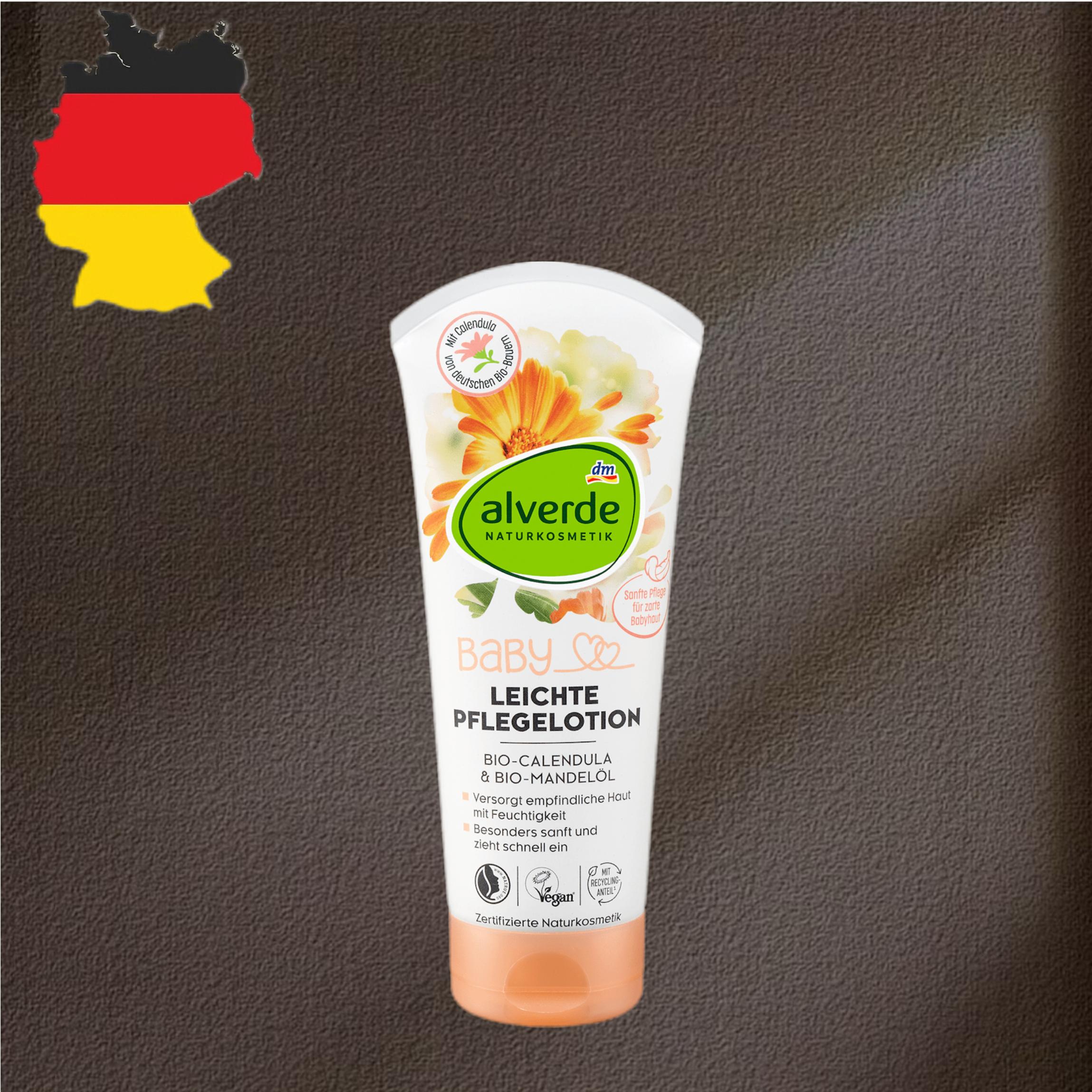 德国代购【全场满300包邮】alverde艾薇德有机杏仁油金盏花婴儿霜