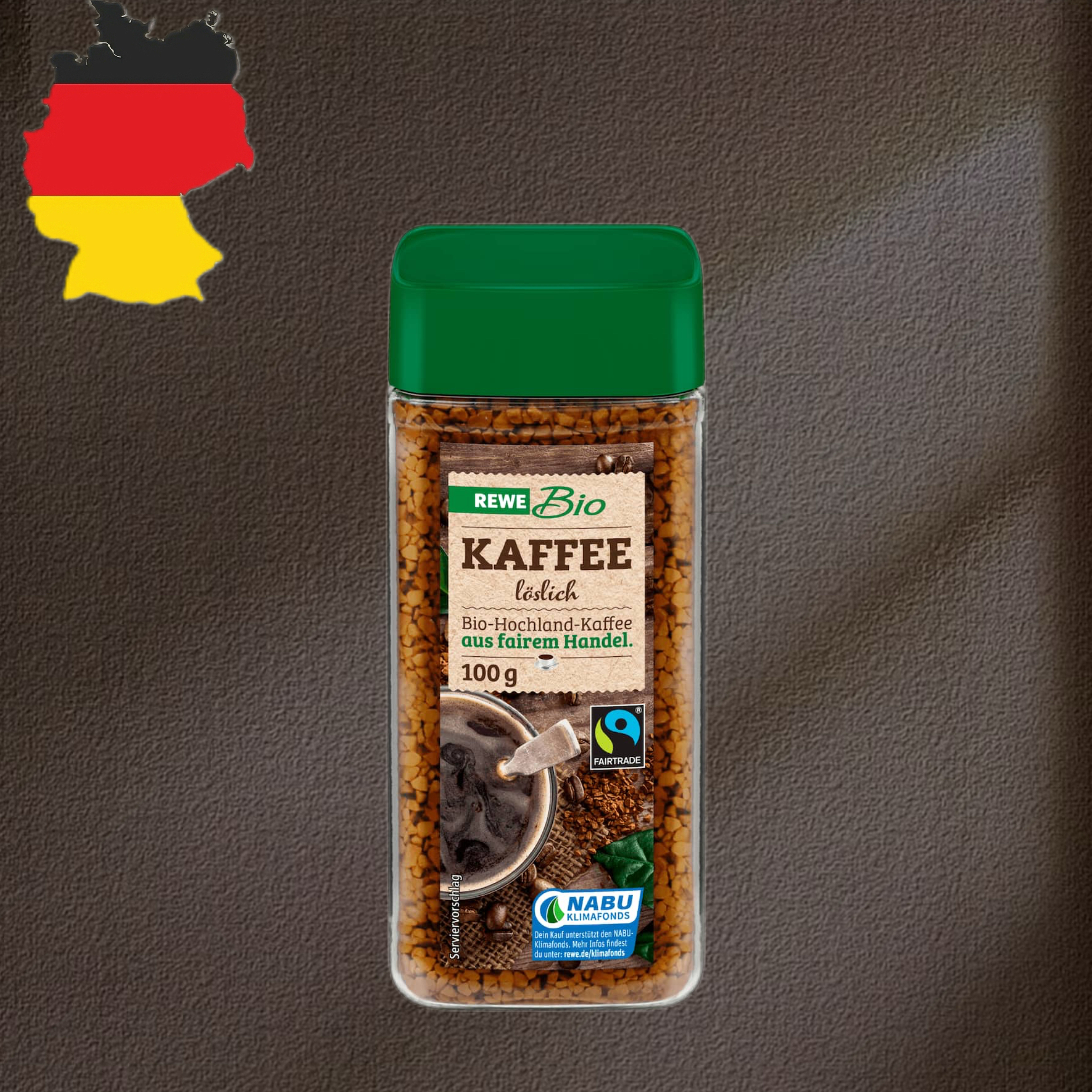 德国代购【全场满300包邮】REWE有机提神咖啡100g