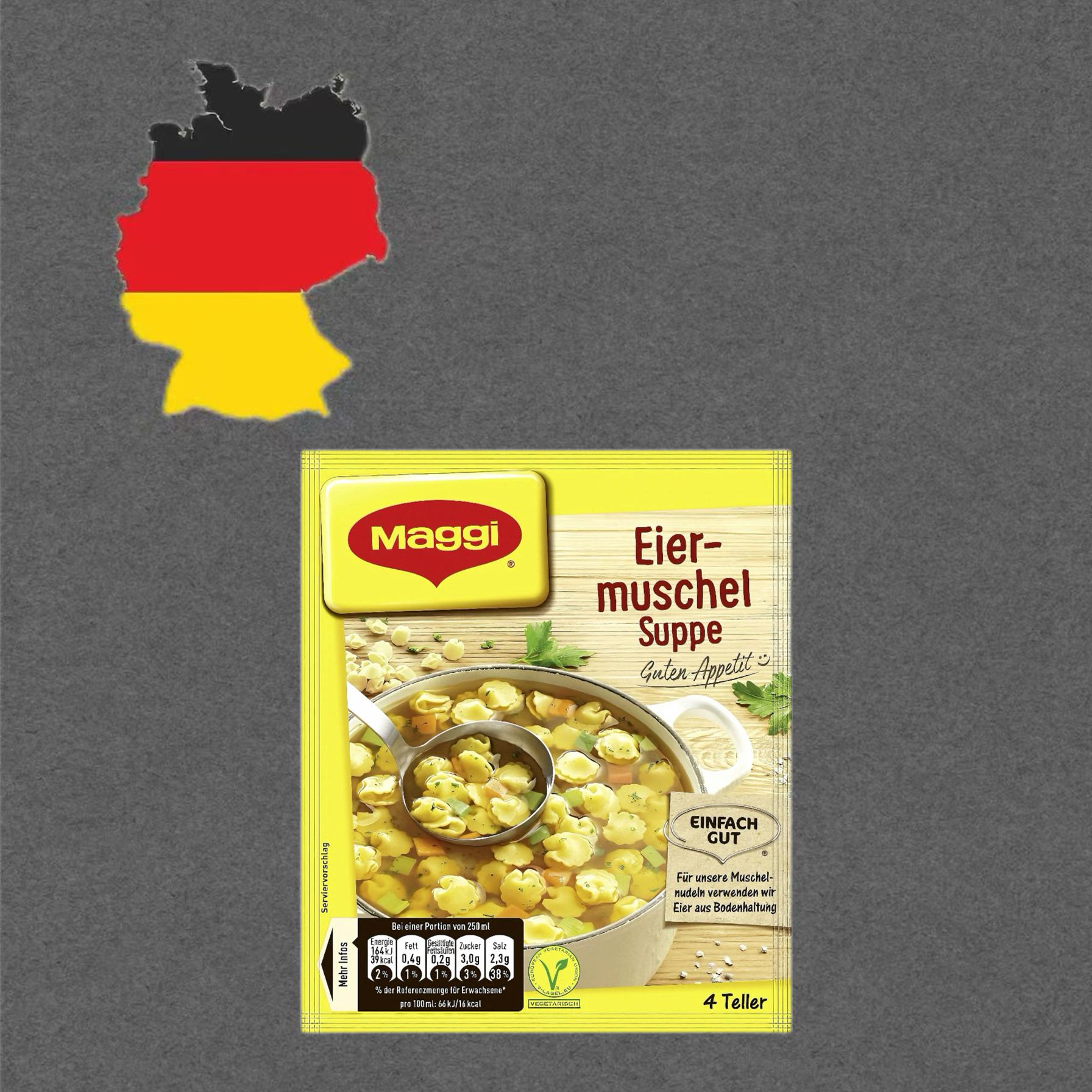 德国代购《全场满300包邮》Maggi贝壳鸡蛋汤面料理包54g