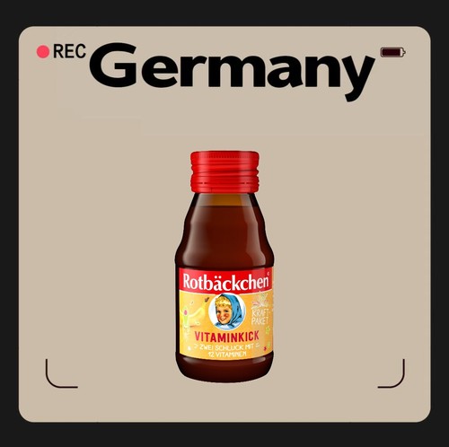 德国代购【满300包邮】Rotbackchen能力直饮维生素60ml