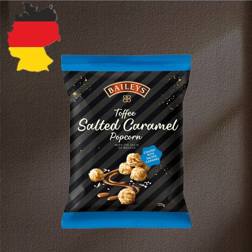 德国代购【全场满300包邮】Baileys太妃焦糖海盐爆米花125g