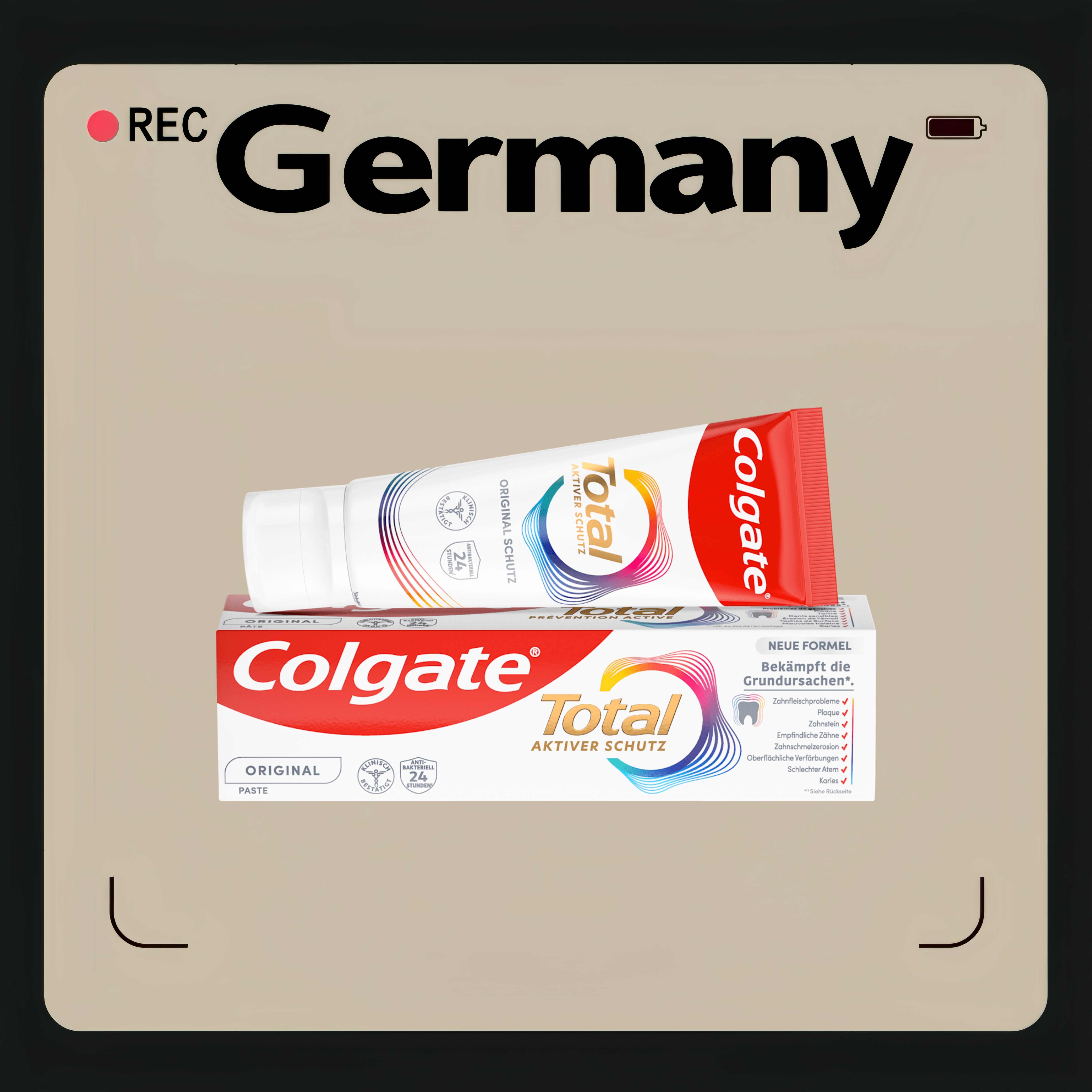 德国代购【全场满300包邮】Colgate全效防护牙膏75ml