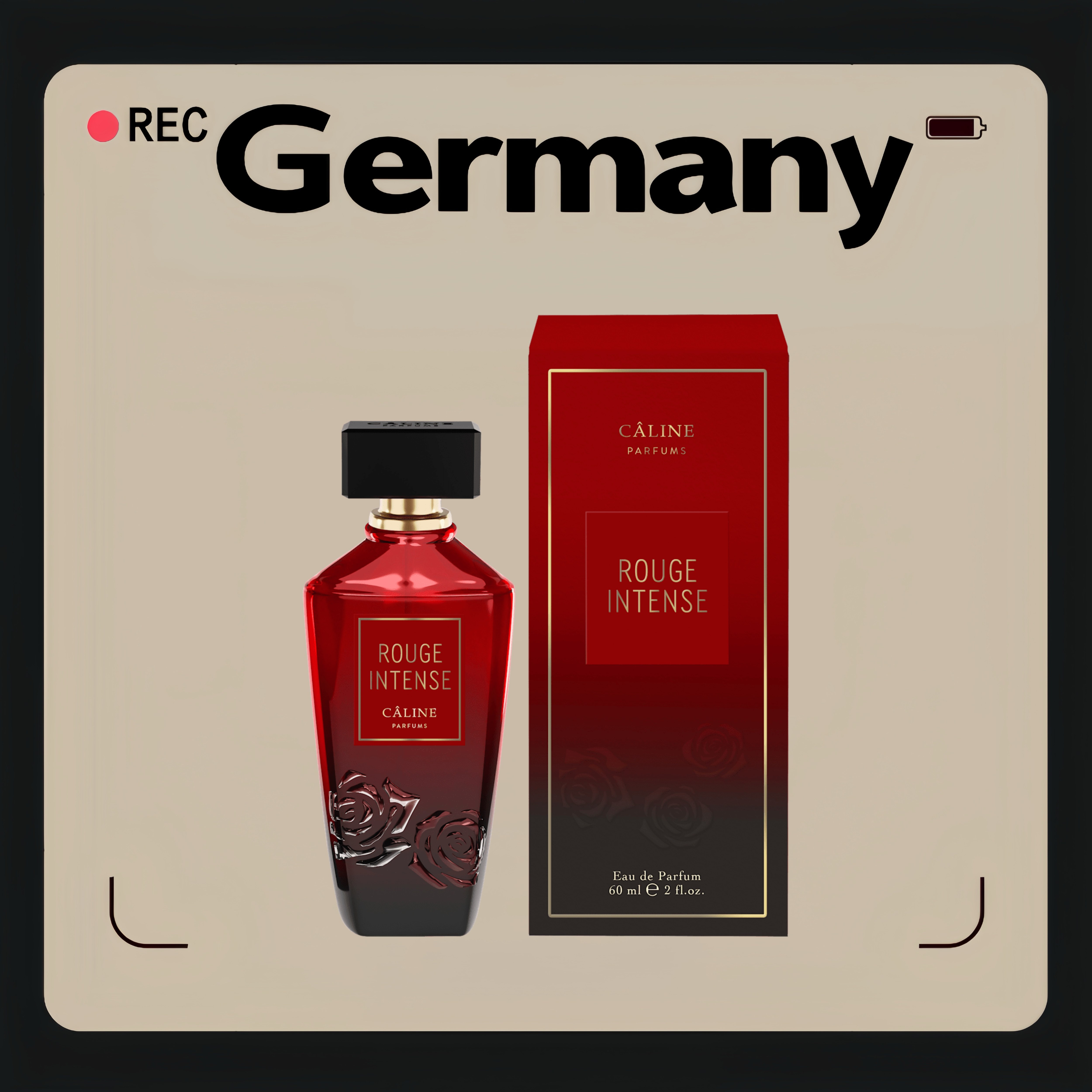 德国代购【全场满300包邮】CALINE烈焰脂粉EDP女士香水60ml