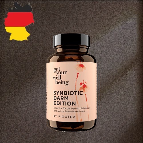 德国代购满300包邮 Biogena保护肠胃复合维生素胶囊60粒，41g