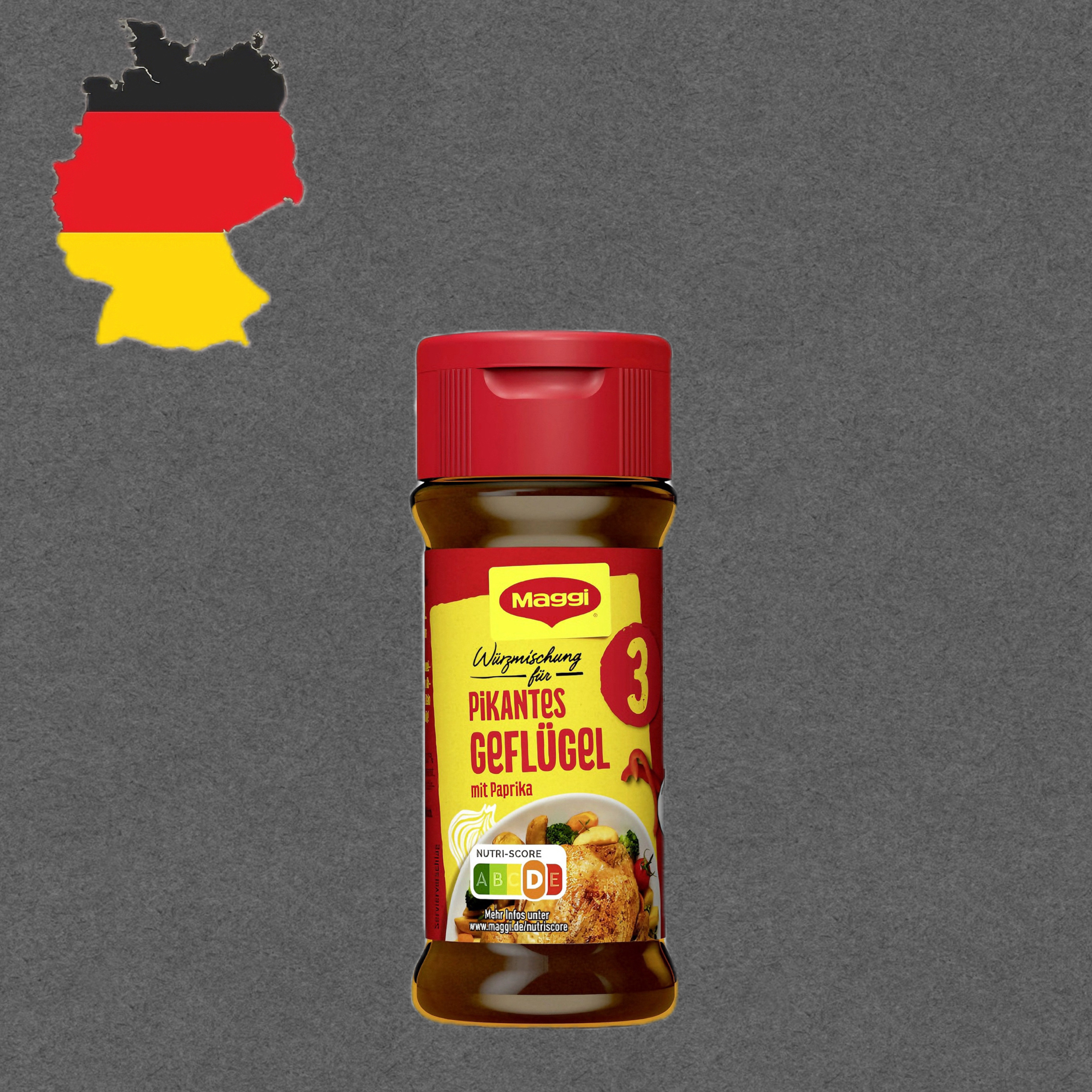 德国代购【全场满300包邮】Maggi重味儿腌鸡混合香料65g