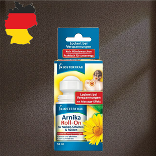 德国代购【全场满300包邮】Klosterfrau山金车花肌肉放松滚珠50ml