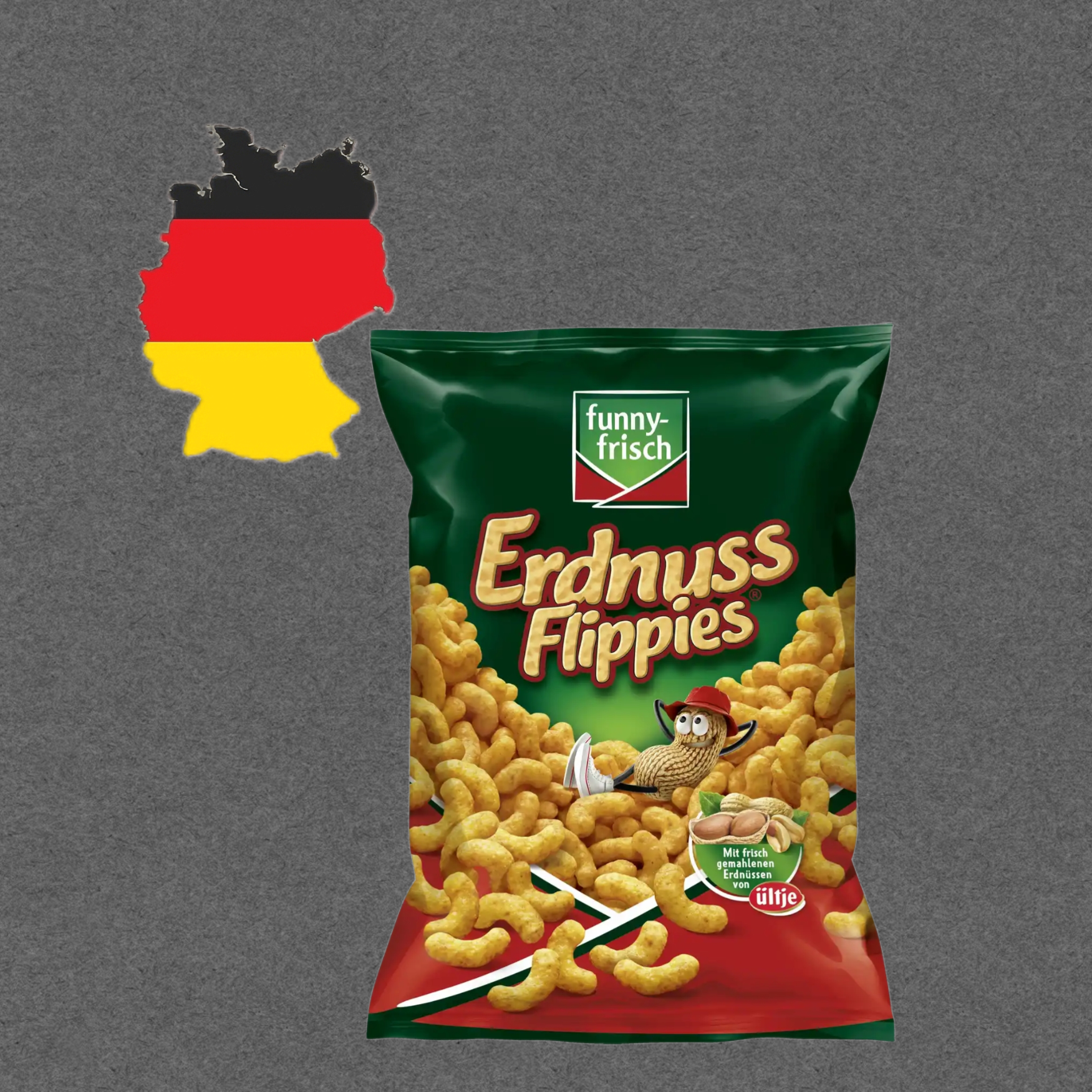 德国代购【全场满300包邮】funny-frisch酥脆花生果200g