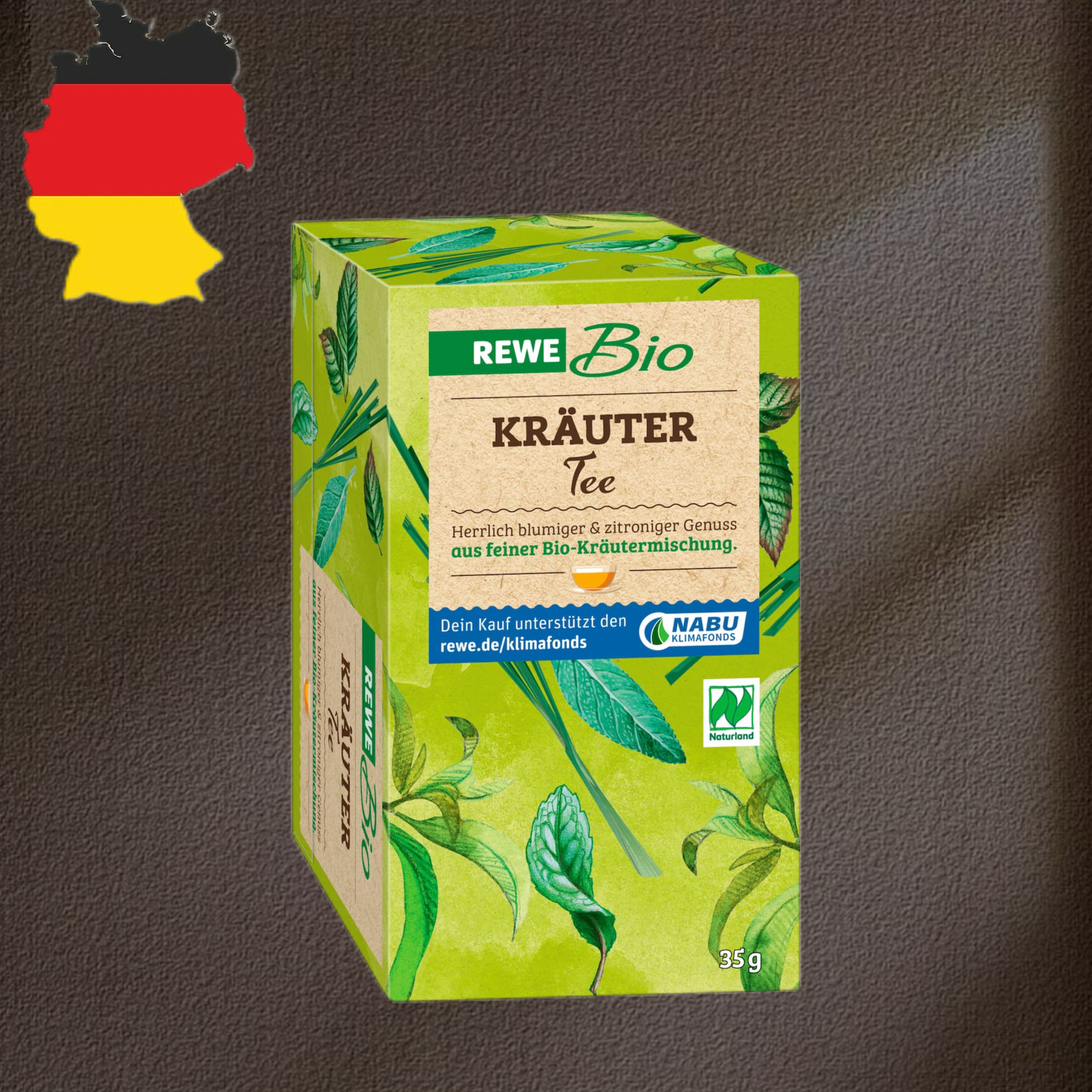 德国代购【全场满300包邮】REWE有机草本茶35g