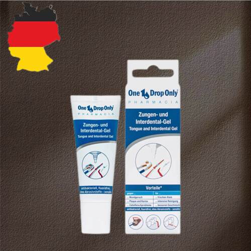 德国代购【全场满300包邮】one drop only舌头牙缝清洁凝胶25ml