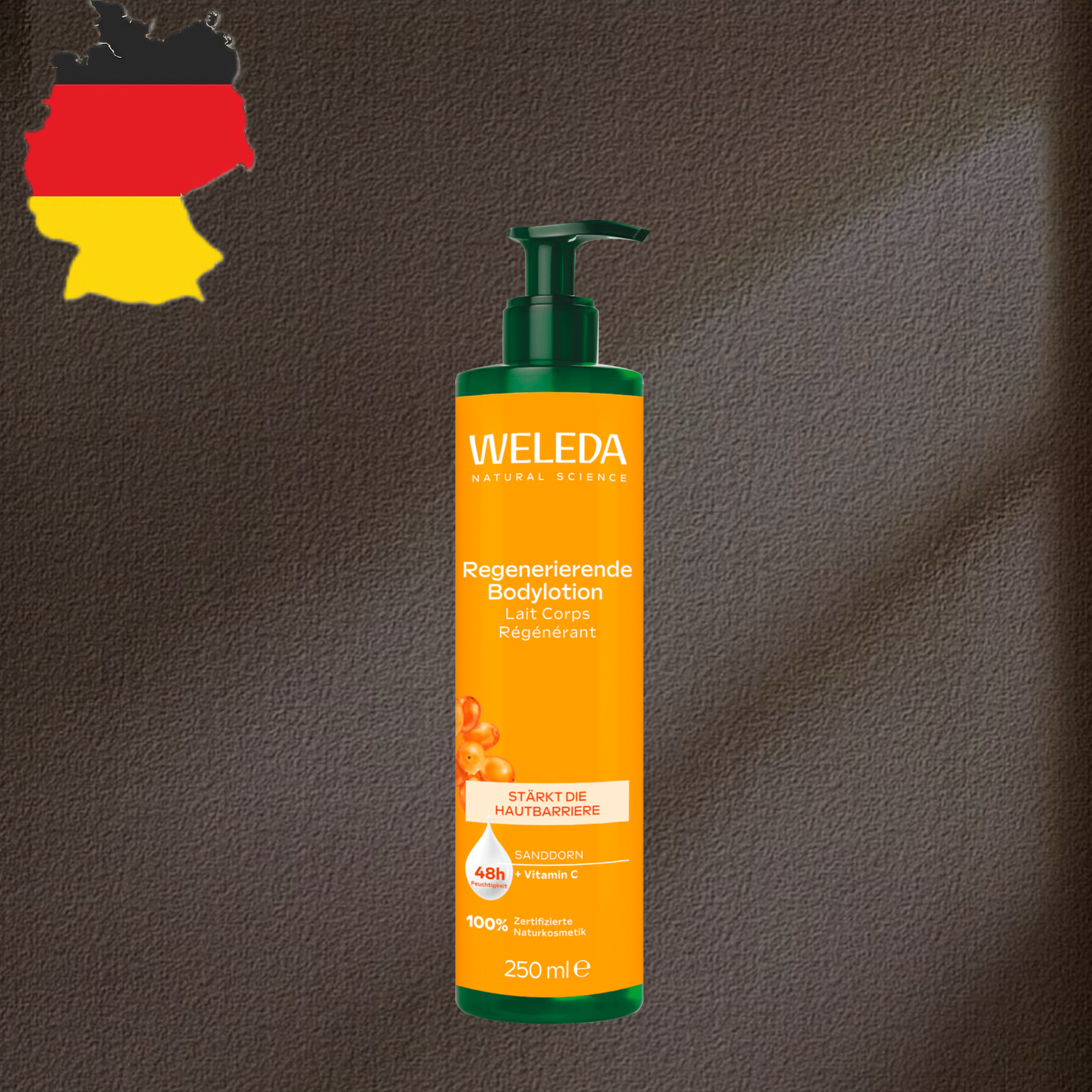 德国代购【全场满300包邮】WELEDA焕发身体乳250ml