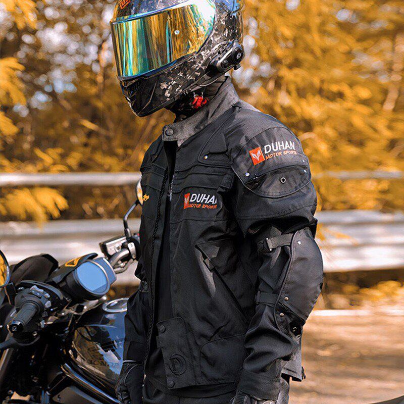 杜汉摩托车骑行服020四季防摔机车服越野赛车服夹克骑士外套