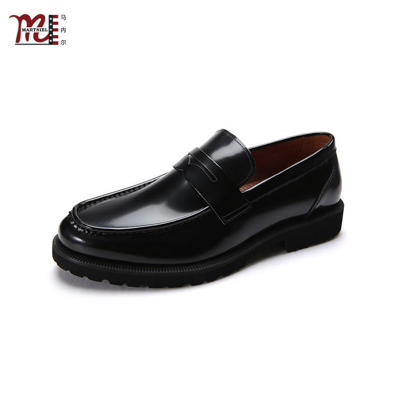 马内尔防滑耐磨软底羊皮商务正装