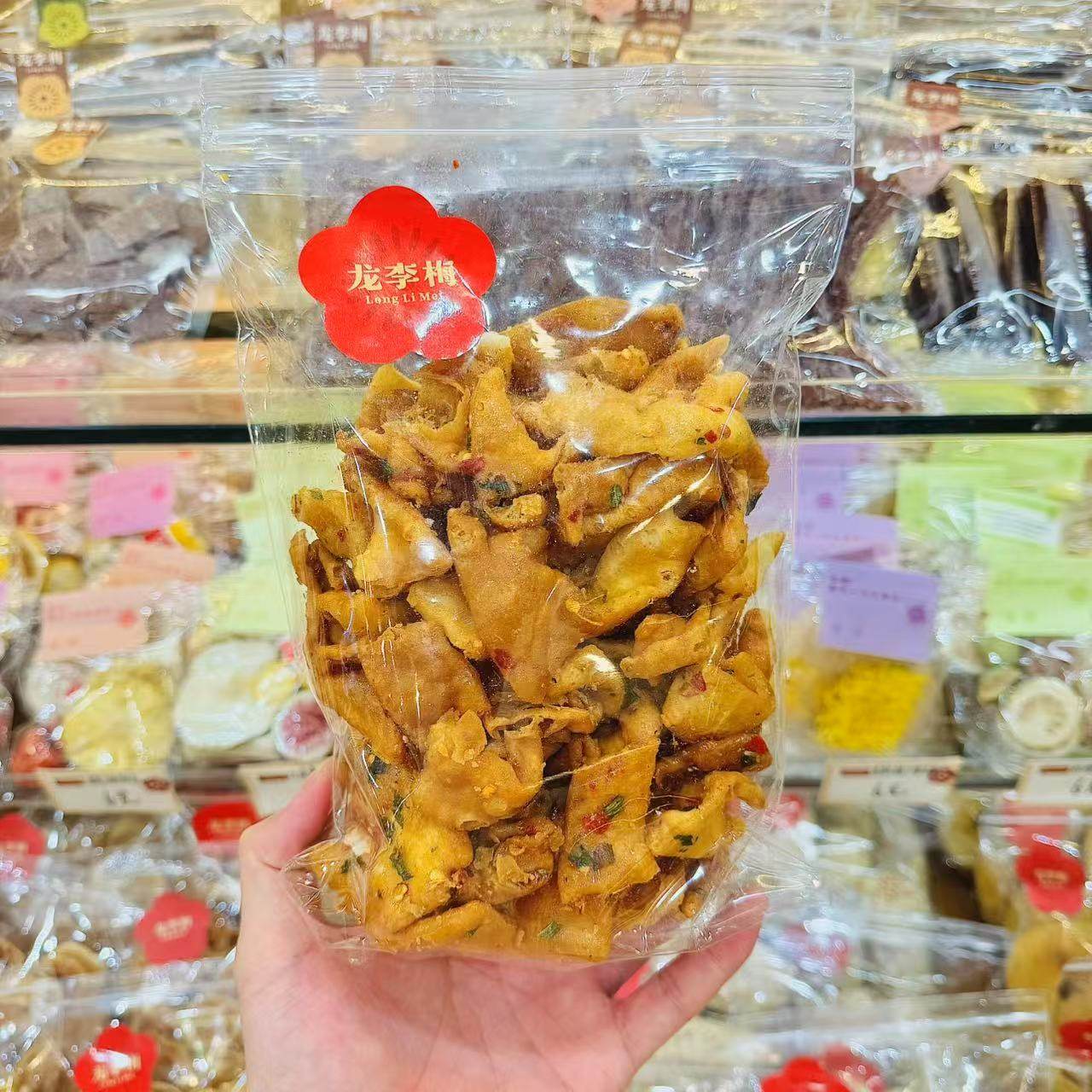 龙李梅友友菓子坊辣口酥解馋小吃香脆膨化食品独立包装长沙代购