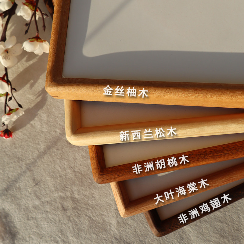 榫卯纯实木画框儿童油画棒作品装裱a4a3挂墙相框可定制拼图漫画框