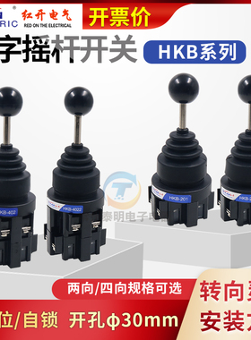 红开十字开关主令自锁复位HKB-402 41Z04四换向摇杆HKCPA-C24R