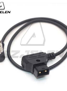 DTAP B口转4针弯头Sound Devices 688/664 ZOOM F4/F8电源线