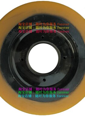 杭州新登电动车前轮载重轮子25471  老款杭叉承重轮包胶轮胎