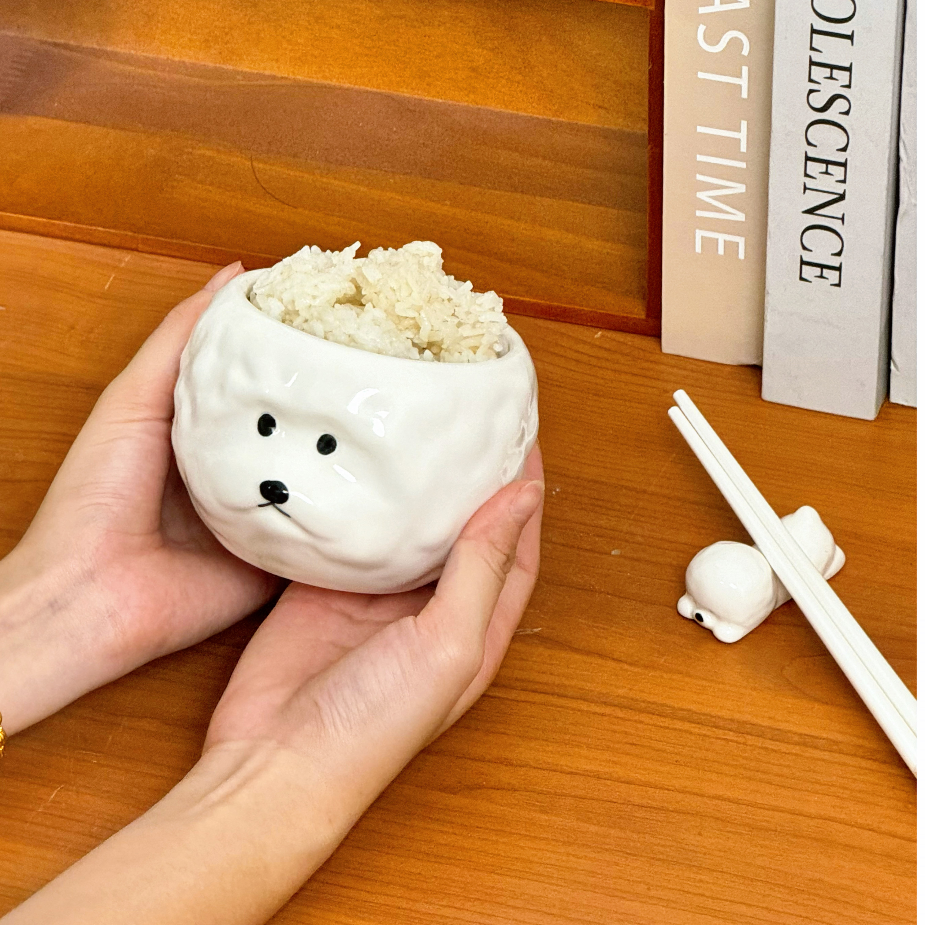 可爱ins立体生日小狗饭碗伴手礼