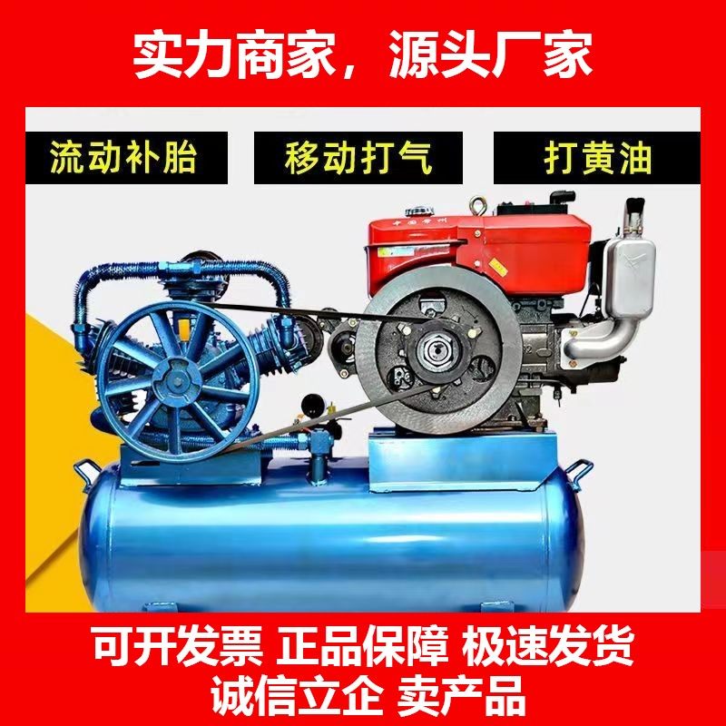 德国十大品牌柴油机空压机流动补胎空压机高压打气泵泵头空气压缩