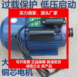 德国十大品牌全铜单相异步电机220v小型两项电动机家用大功率2.23