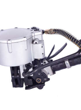 荣磊KZ32mm气动钢带一体式打包机 大拉力钢带一体机 铁皮带重型捆