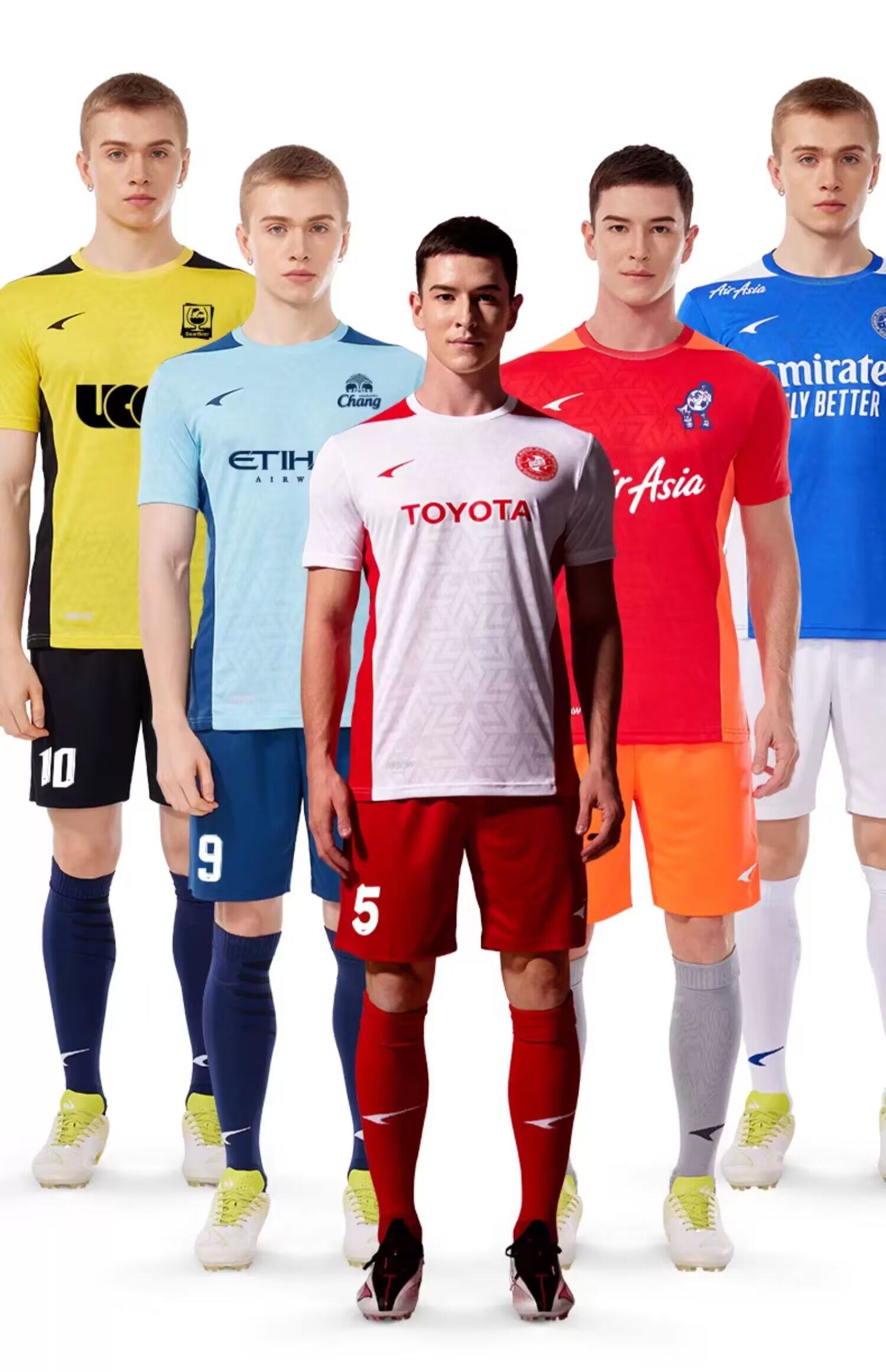 锐克足球服套装男定制球衣比赛服训练服队服夏季短袖速干透气球衣