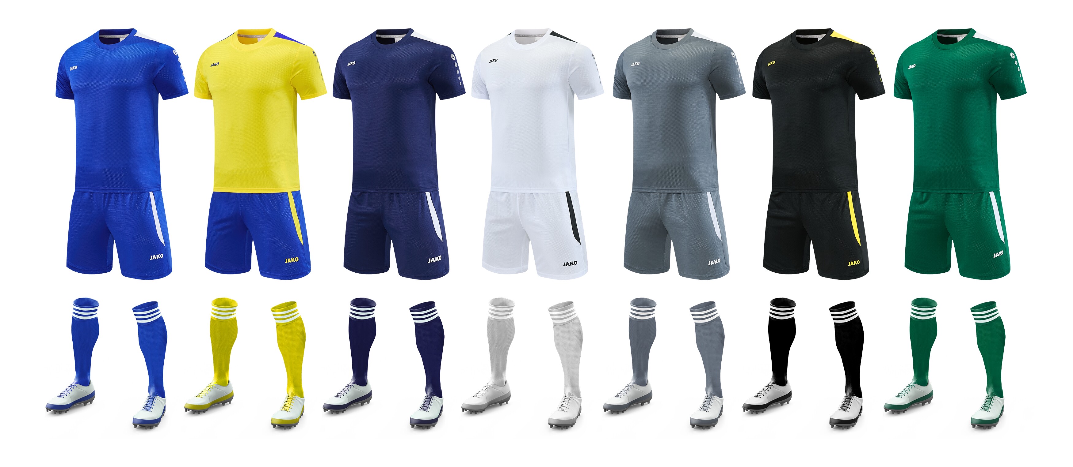 2026新款足球服套装男短袖速干透气运动训练服比赛队服