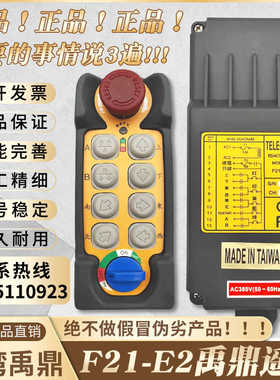 正台湾禹鼎F21-E2行车航吊电葫芦单梁起重机MD急停线工业遥控