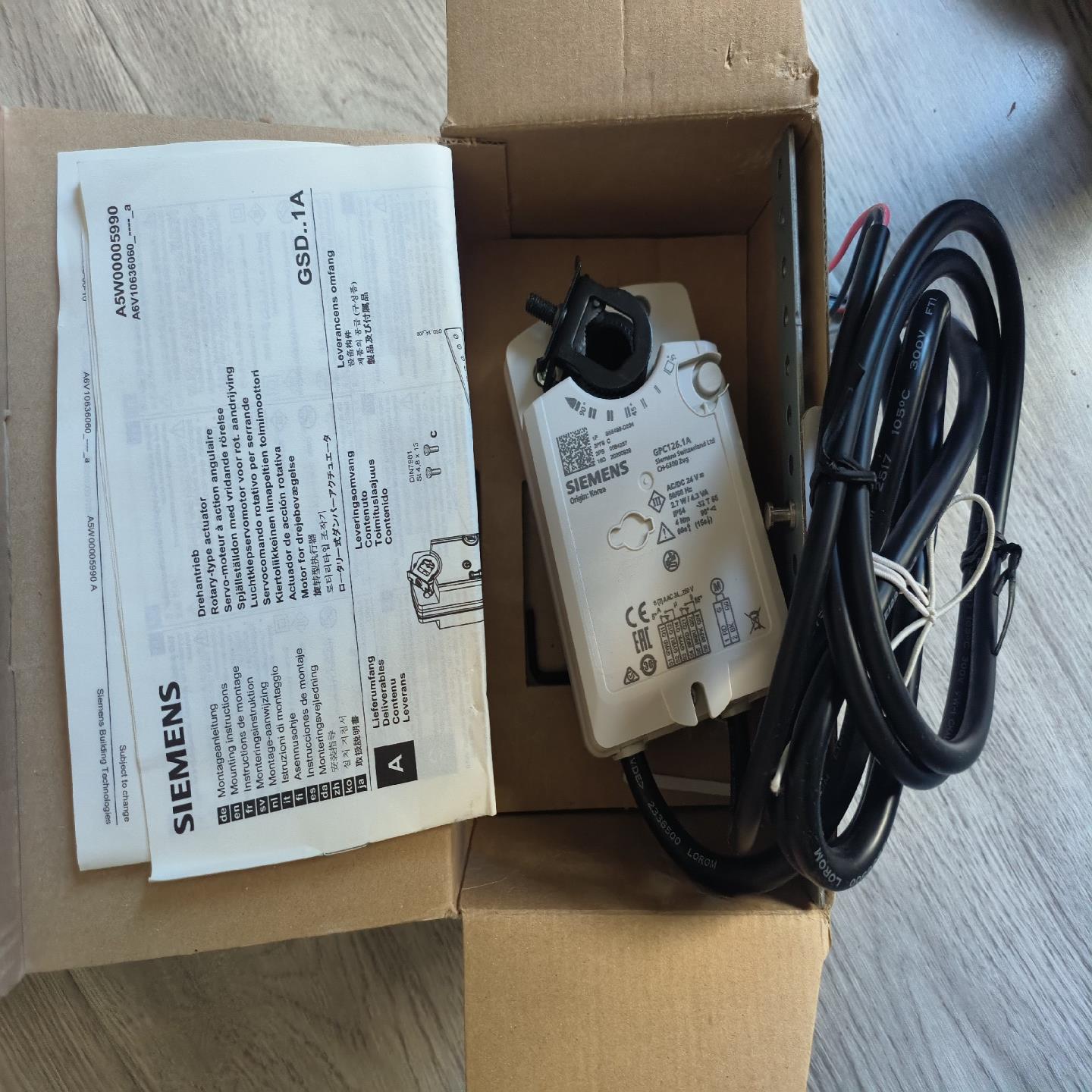 议~西门子GPC126.1A风阀执行器