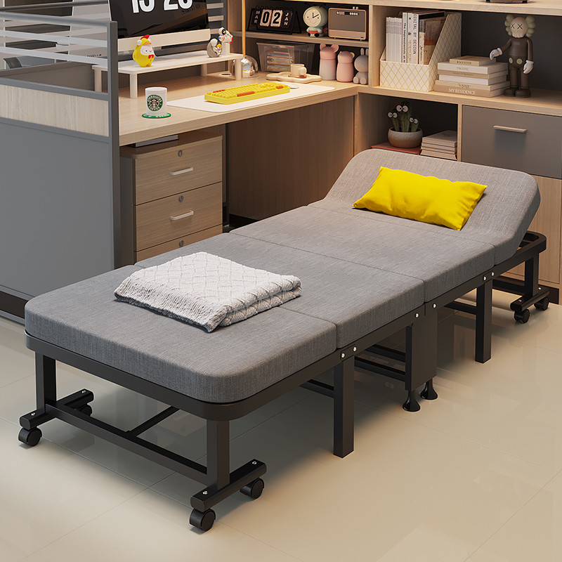 办公室午休折叠床单人家用简易午睡躺椅行军床便携式医院陪护神器