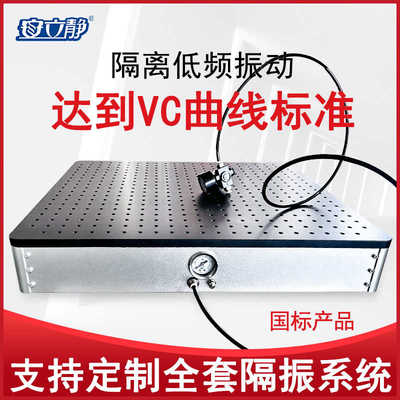 ALJ 55实验室精密仪器隔振桌显微镜分子泵隔震台气囊铝制光学面板