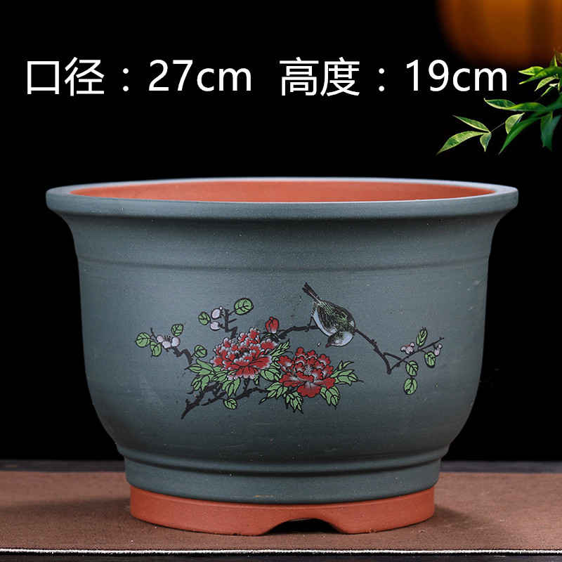 宜兴紫砂花盆绿萝多肉植物培养树桩盆景盆栽小老桩君子兰包邮